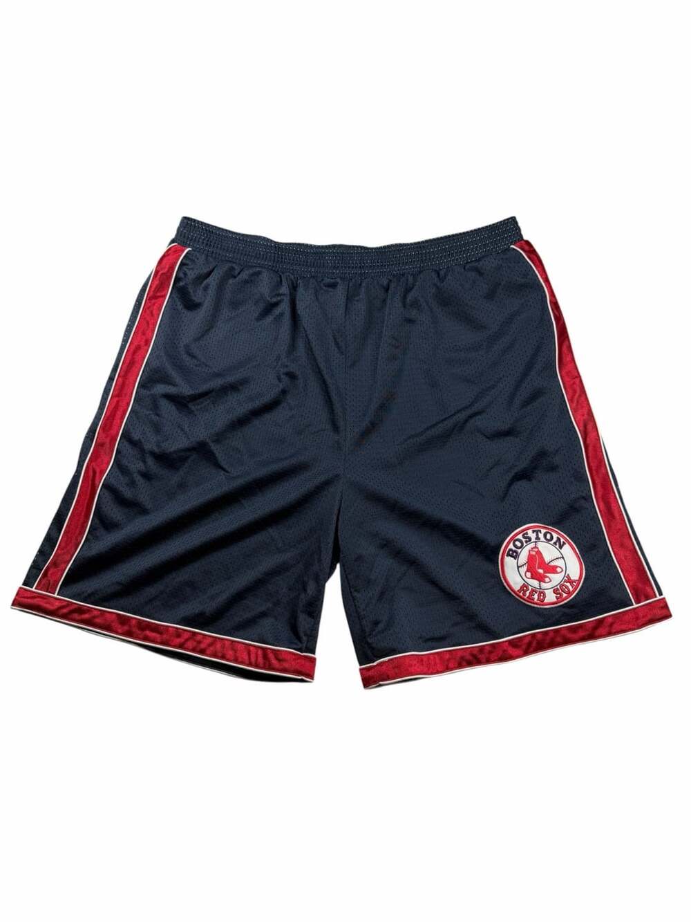 Boston Red Sox True Fan Mesh Basketball Shorts Mens XL 46-48 MLB Navy Red